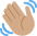 Waving hand emoji